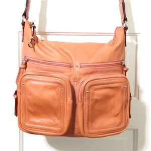 Tignanello Apricot Shoulder Bag